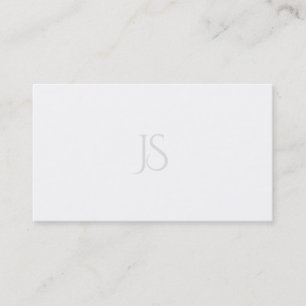 Moderne Minimalistische Monogram Professioneel Sja Visitekaartje