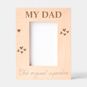 Moderne minimalistische My Day Vaderdag Gift Gegraveerde Lijstjes