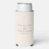 Moderne minimalistische naam van het huwelijk (Seltzer Voorkant)