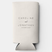 Moderne minimalistische naam van het huwelijk (Voorkant)