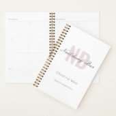 Moderne minimalistische Nail Salon Personeelsafspr Planner (Display)