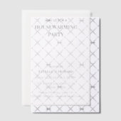 Moderne Minimalistische Nieuw-Huis-Veerfeestje Vellum Uitnodigingen (Offset (Uitnodiging))