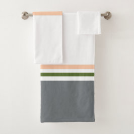 Moderne Minimalistische Nieuwe Seizoen Strepen Bad Handdoek
