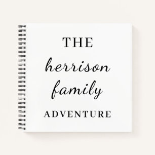 Moderne Minimalistische Ontwerpen voor Familieavon Notitieboek