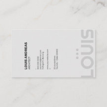 Moderne minimalistische ontwerper van architect