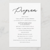 Moderne minimalistische ooglijdende eenvoudige bru programma (Voorkant)