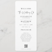 Moderne minimalistische ooglijdende eenvoudige bru programma (Voorkant)