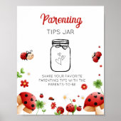 Moderne minimalistische Ouderschap tips Jar Baby s Poster (Voorkant)