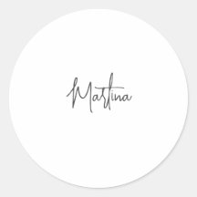 Moderne Minimalistische Plain Creatieve Kalligrafi