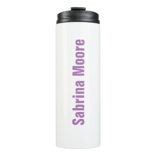 Moderne minimalistische Plain Professional Thermosbeker (Voorkant)