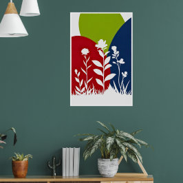 Moderne minimalistische Plant print