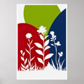 Moderne minimalistische Plant print (Voorkant)