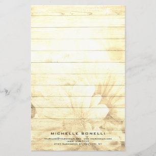 Moderne Minimalistische Professionele Bloemen Briefpapier