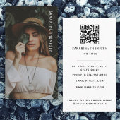 Moderne minimalistische professionele fotografie visitekaartje