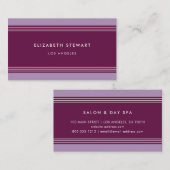 Moderne minimalistische professionele Fuchsia en L Visitekaartje (Voorkant / Achterkant)