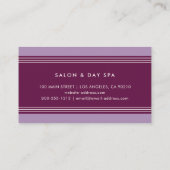 Moderne minimalistische professionele Fuchsia en L Visitekaartje (Achterkant)