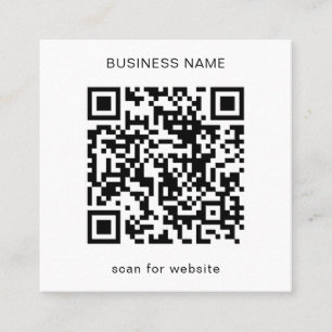 Moderne minimalistische professionele Logo Eenvoud Vierkante Visitekaartje