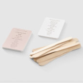 Moderne minimalistische programma's voor Roos en w Handwaaier (Niet-gemonteerd)