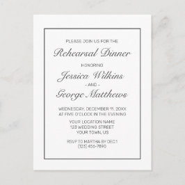 Moderne minimalistische repetitie binnenuit briefkaart