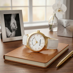 Moderne minimalistische roestvrijstalen horloge me