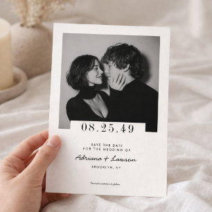 Moderne Minimalistische Romantische Redactionele F Save The Date
