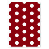 Moderne minimalistische rood-witte bruiloft kaart (Achterkant)