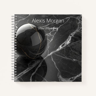 Moderne Minimalistische Roze-Paarse Rand Sjabloon Notitieboek