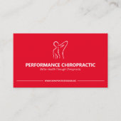 Moderne minimalistische ruggengraatbus met Logo Visitekaartje (Voorkant)