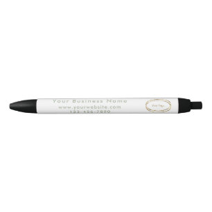 Moderne Minimalistische Saliegroen Zakelijk Promot Zwarte Inkt Pen