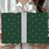 Moderne minimalistische Scandinavische kerstbomen Cadeaupapier