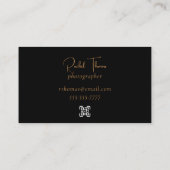 Moderne Minimalistische Scannable QR Code Professi Visitekaartje (Achterkant)