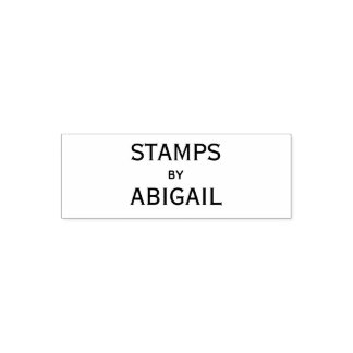 Moderne Minimalistische Script Trouw Retouradres Zelfinktende Stempel