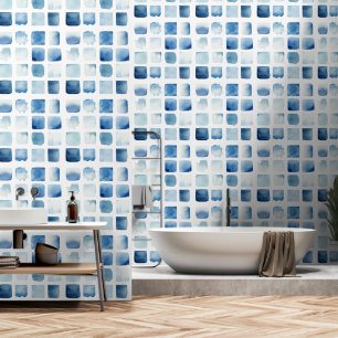 Moderne minimalistische sereniteit Waterverf vierk Behang