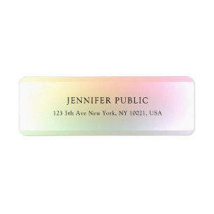 Moderne minimalistische Sjabloon kleurrijk Etiket