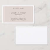 Moderne minimalistische Sjabloon Professional Visitekaartje (Voorkant / Achterkant)