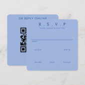 Moderne minimalistische slanke eenvoudige bruiloft (Voorkant / Achterkant)