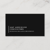 Moderne minimalistische socials en QR-code Visitekaartje (Voorkant)