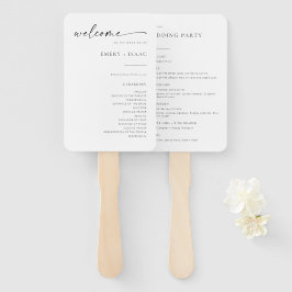 Moderne minimalistische software voor chic Wedding Handwaaier