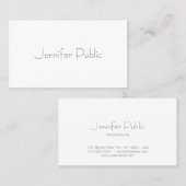 Moderne minimalistische speelruimte visitekaartje (Voorkant / Achterkant)