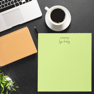 Moderne minimalistische stijlvolle kleurrijke mono notitieblok