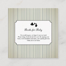 Moderne & Minimalistische Strepen Ooievaar Boeken 