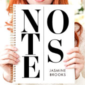 Moderne minimalistische typografie Aangepaste naam Planner