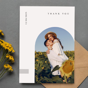 Moderne Minimalistische Typografie Foto Bruiloft Save The Date