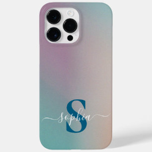 Moderne Minimalistische Typografie naam monogram Case-Mate iPhone 14 Pro Max Hoesje