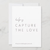 Moderne minimalistische vangst van het liefdesteke (Voorkant)