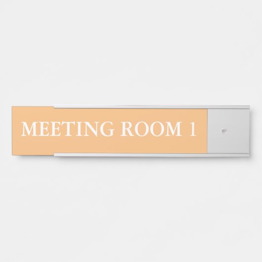 Moderne minimalistische vergaderzaal Administratie Deurbordje (Voorkant)