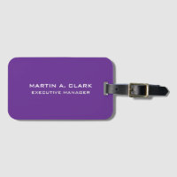 Moderne minimalistische vlakte Elegant Royal Paars