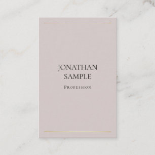 Moderne, minimalistische vormgeving elegante vormg visitekaartje