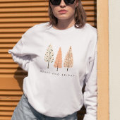 Moderne minimalistische vrolijkheid en heldere ker trui