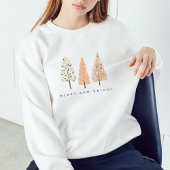 Moderne minimalistische vrolijkheid en heldere ker trui